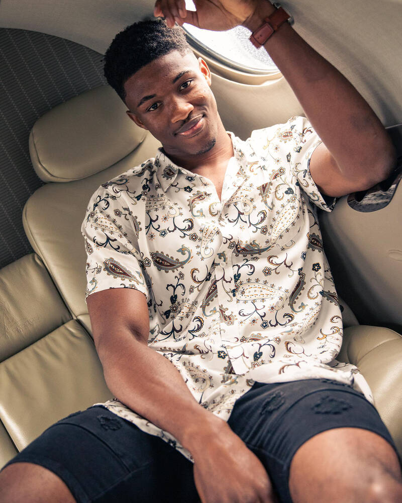 Lucid Calmer Short Sleeve Shirt for Mens