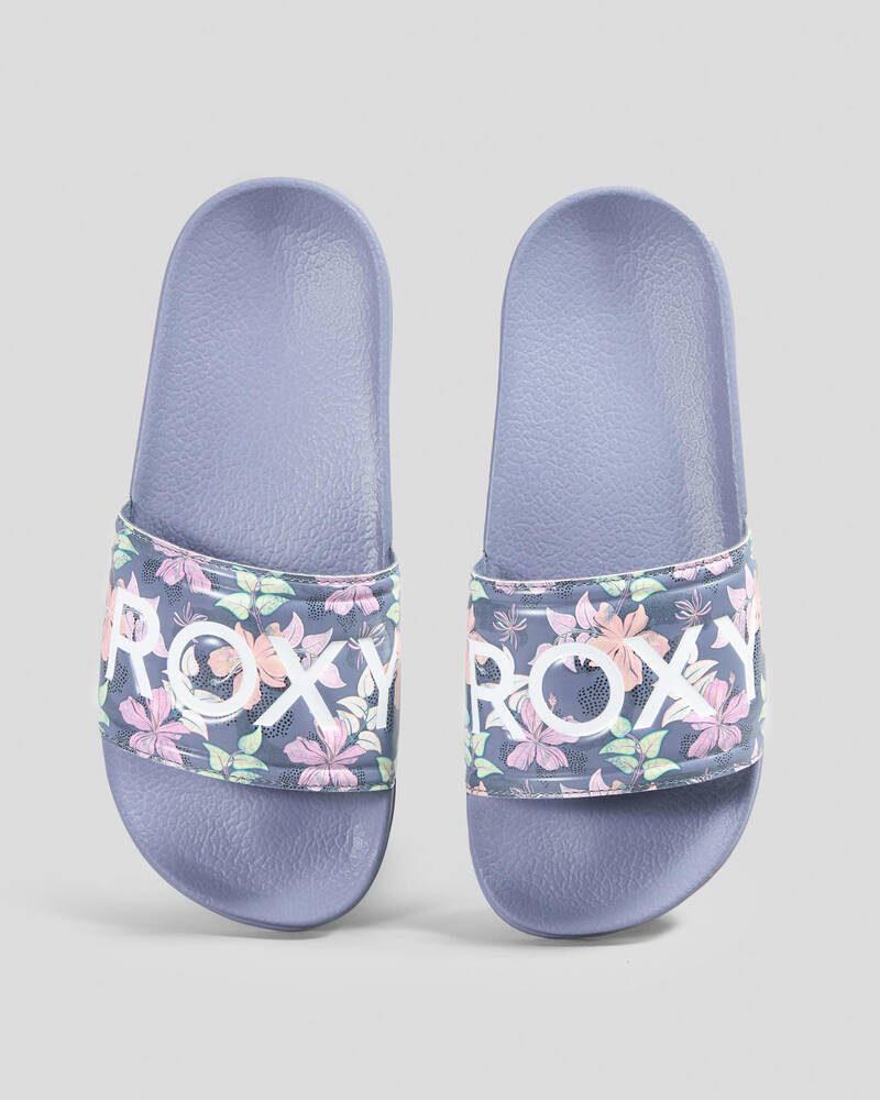 Roxy Girls' Roxy Slippy Slide Sandals for Womens