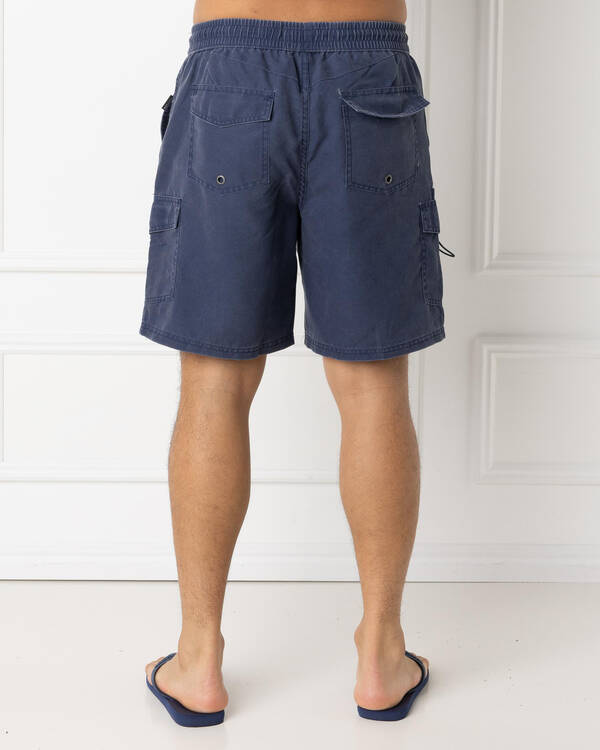 Salty Life Oceanic Elastic Waist Shorts for Mens