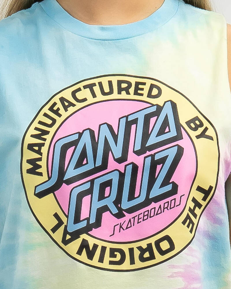 Santa Cruz Girls' MFG Dot Front Tank Top for Womens
