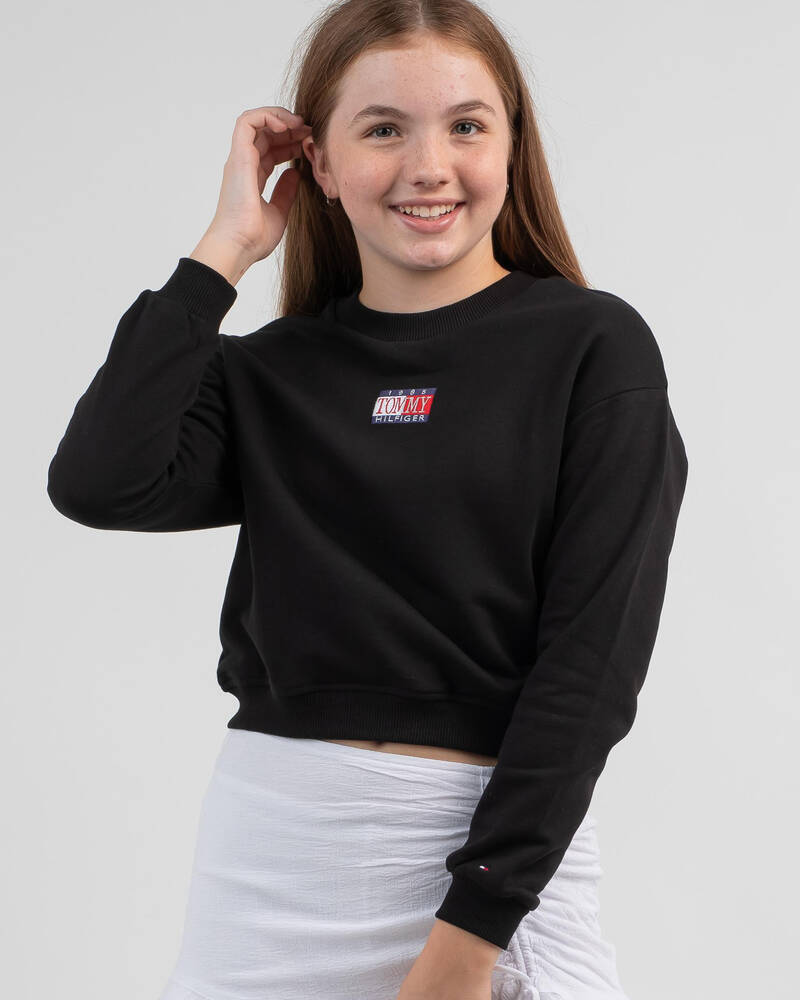 Tommy Hilfiger Girls' Timeless Tommy Sweatshirt for Womens