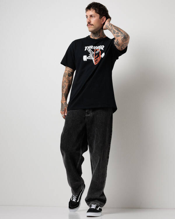 Thrasher Thrasher x Spitfire Thrash & Burn T-Shirt for Mens