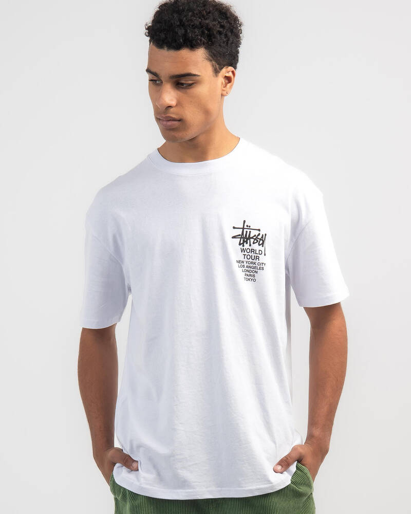 Stussy Solid World Tour T-Shirt for Mens