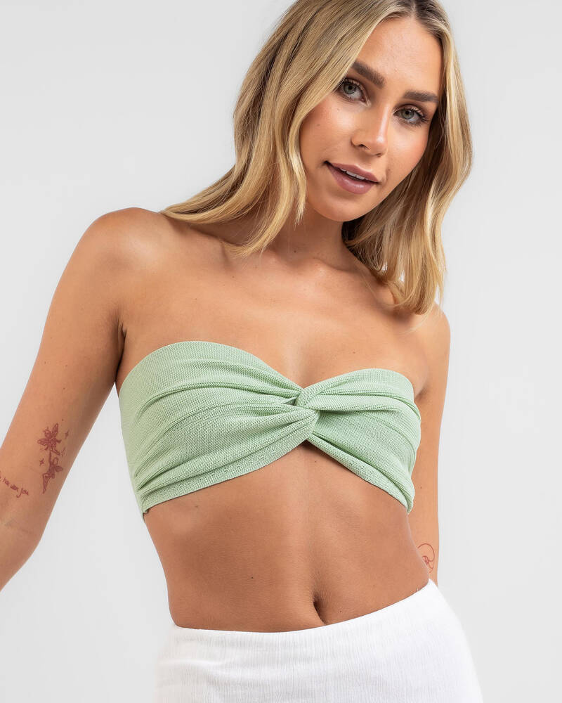 Mooloola Bianca Knit Crop Top for Womens
