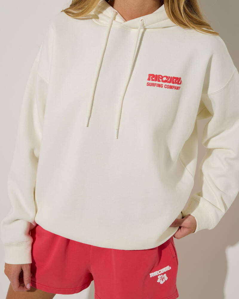 Rip Curl Surf Puff Heritage Hoodie for Womens