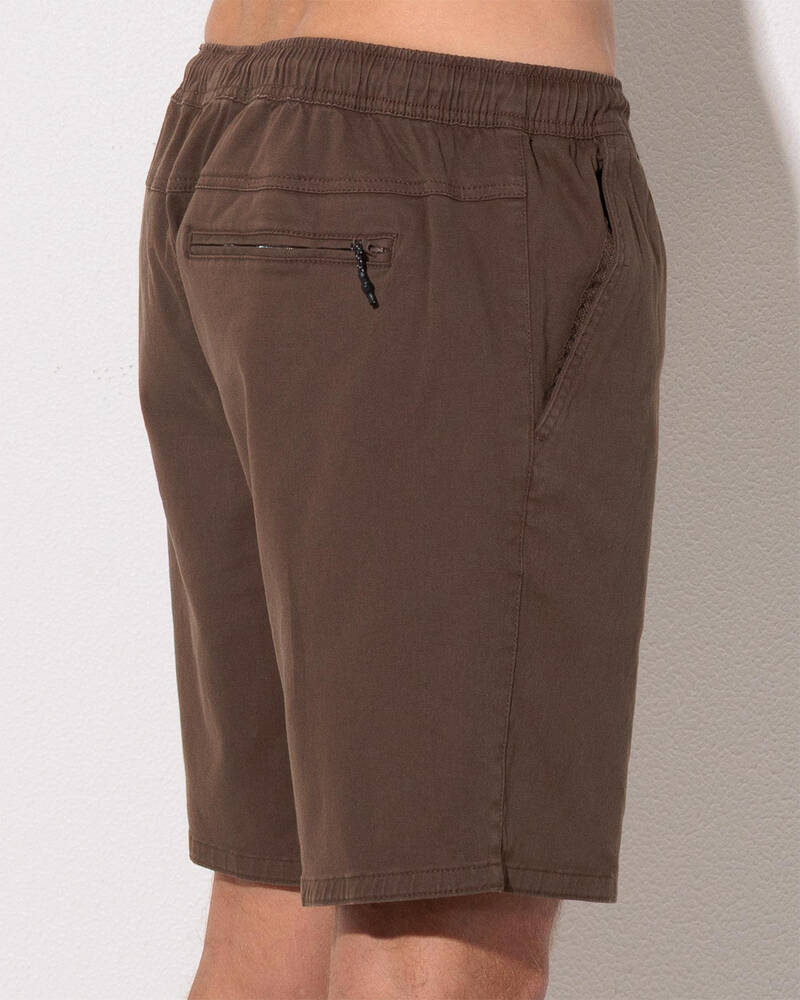 Salty Life Vision Elastic Waist Shorts for Mens