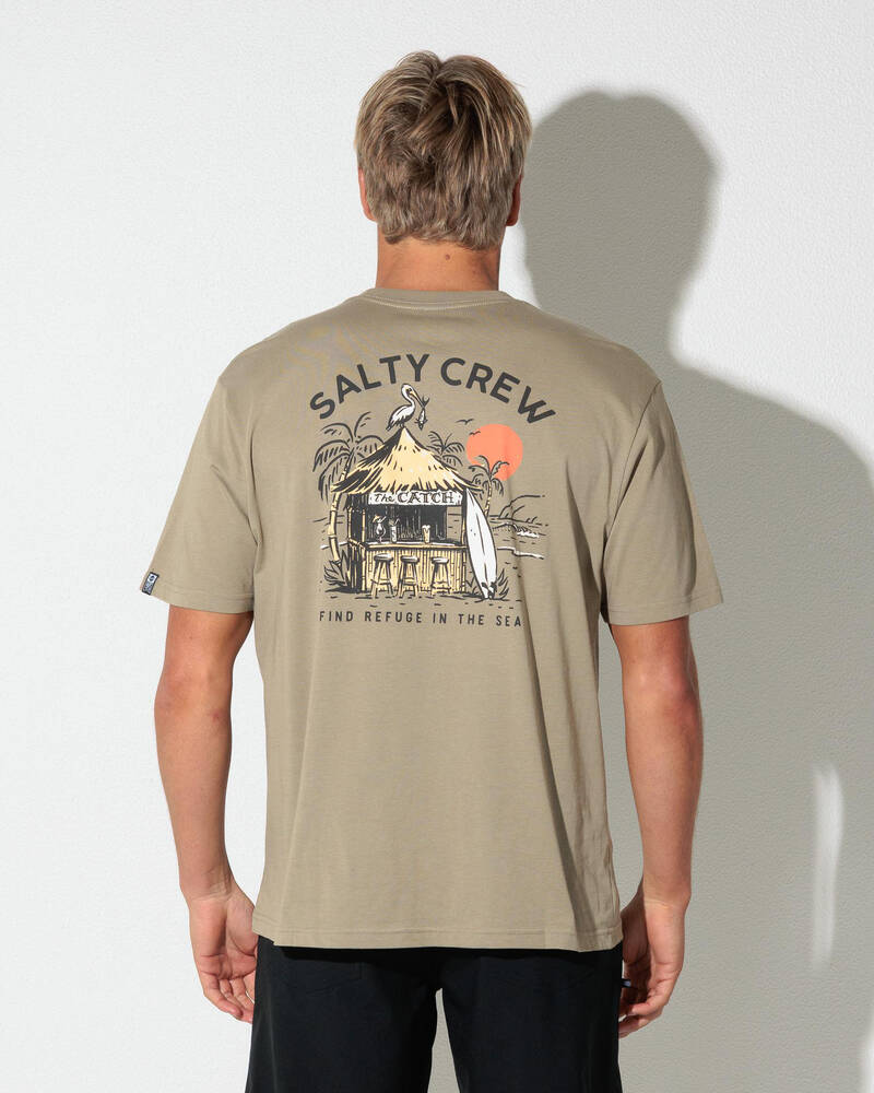 Salty Life Baited Short Sleeve Shirt for Mens
