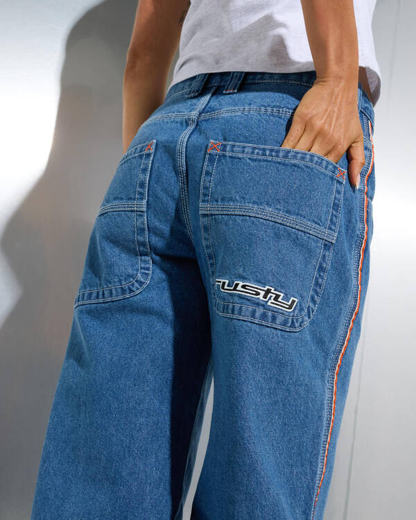 Rusty Flip Mommy Jeans for Womens