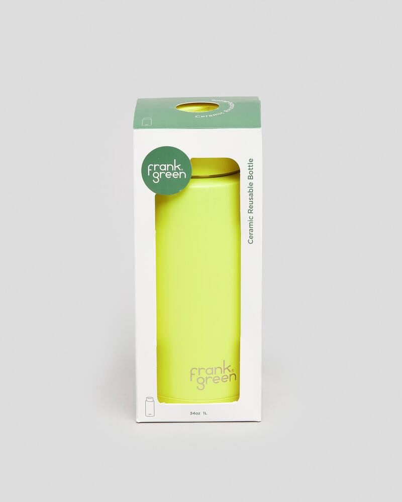 Frank Green 34oz Reusable Bottle with Straw Lid for Unisex