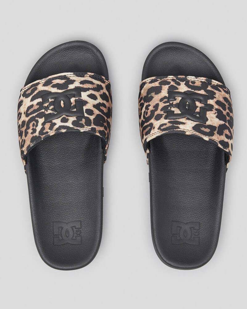 DC Shoes Platform Slide Sandals for Womens