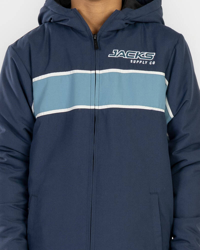 Jacks Boys' Linear Hooded Jacket for Mens