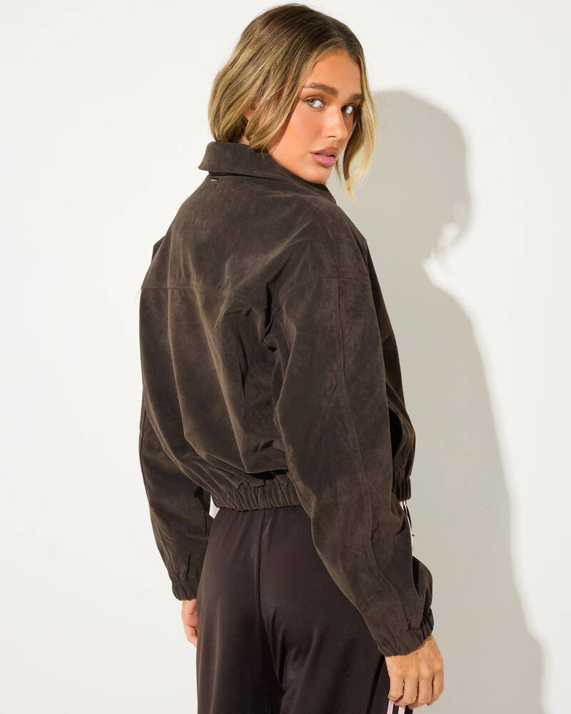 Ava And Ever Halie Faux Suede Jacket for Womens