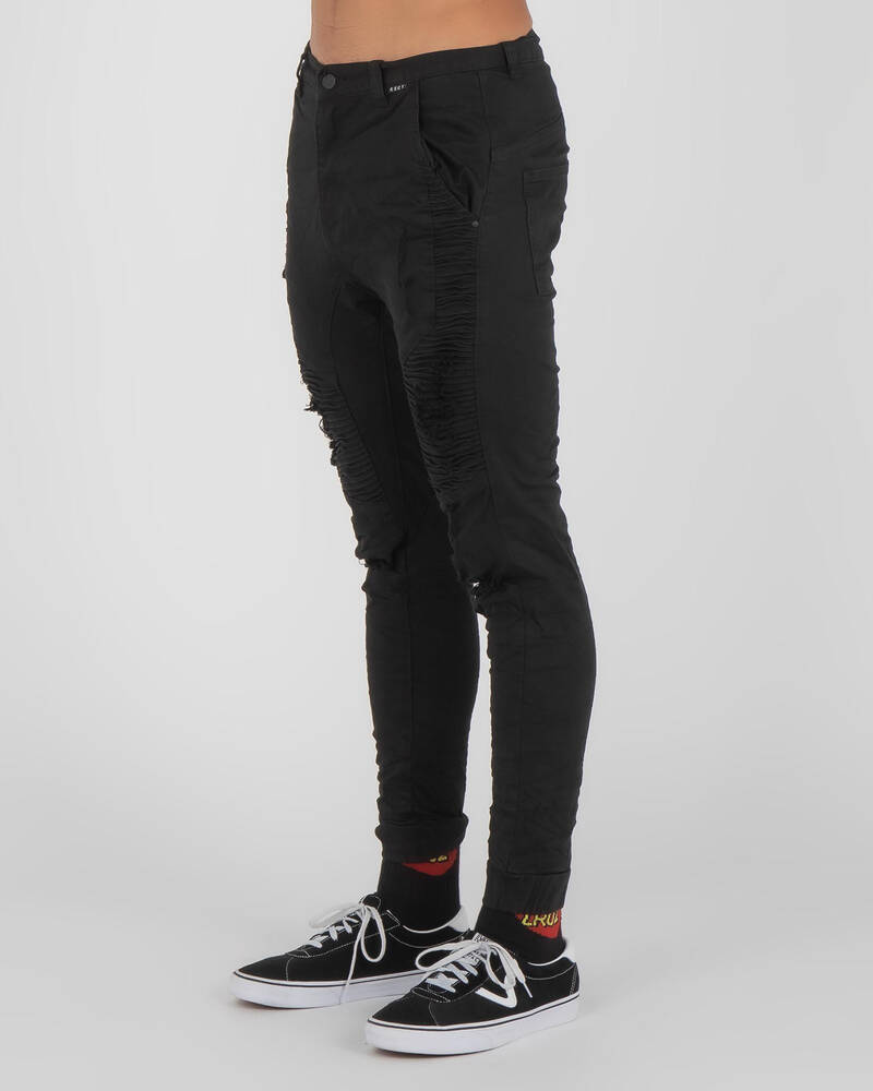 Kiss Chacey Zeppelin Denim Jogger Pants for Mens