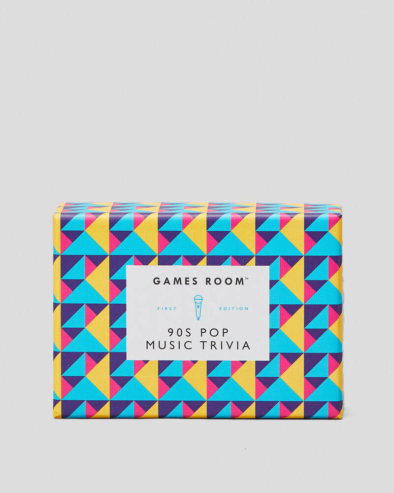 Games Room 90s Pop Music Quiz for Mens