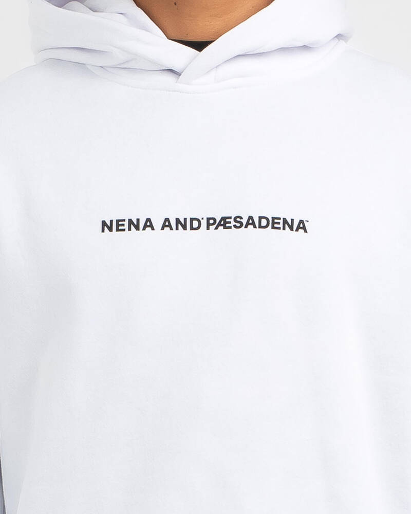 Nena & Pasadena Primal Hooded Dual Curved Sweater for Mens