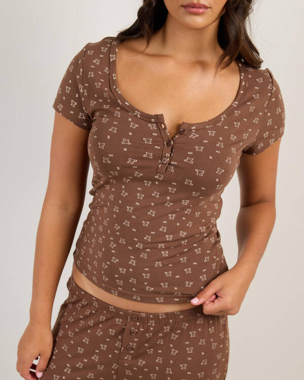 Malibu Lounge Humphrey Bear Tee for Womens