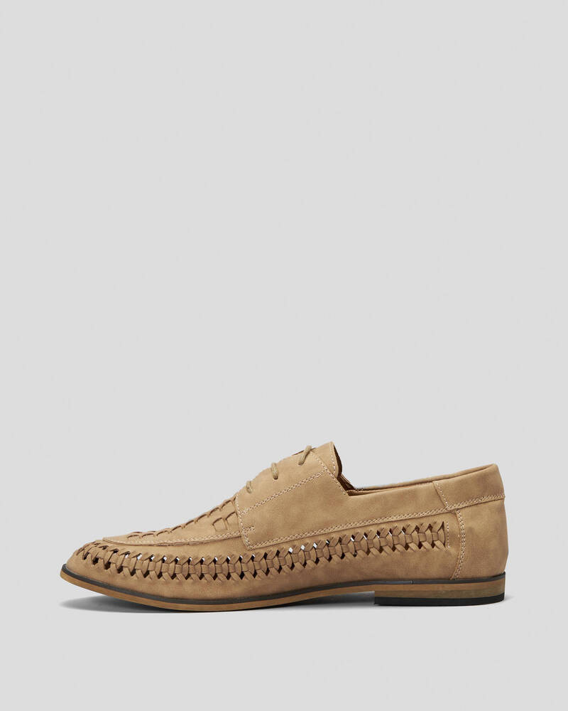 Lucid Seek Woven Lace Up Shoes for Mens