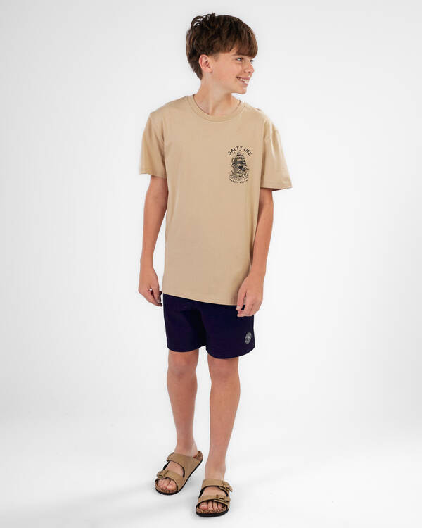 Salty Life Boys' Kraken's Hold T-Shirt for Mens
