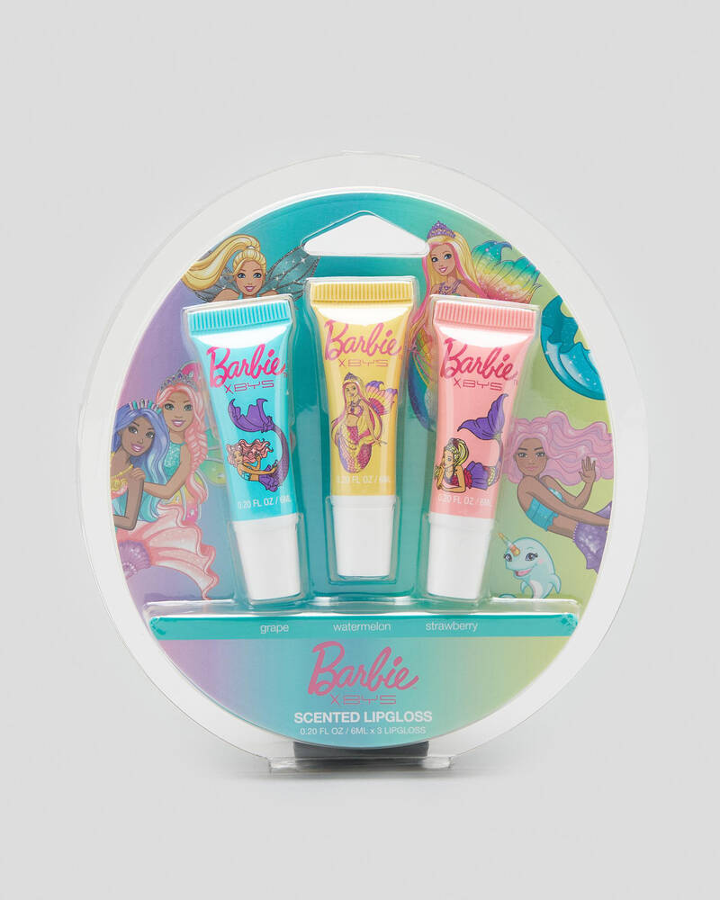 BYS Barbie Mermaid Lip Gloss Pack for Womens image number null