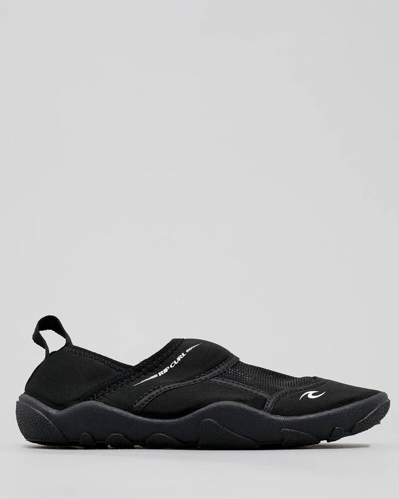 Shop Rip Curl Yth Reef Walkers In Black Fast Shipping & Easy Returns