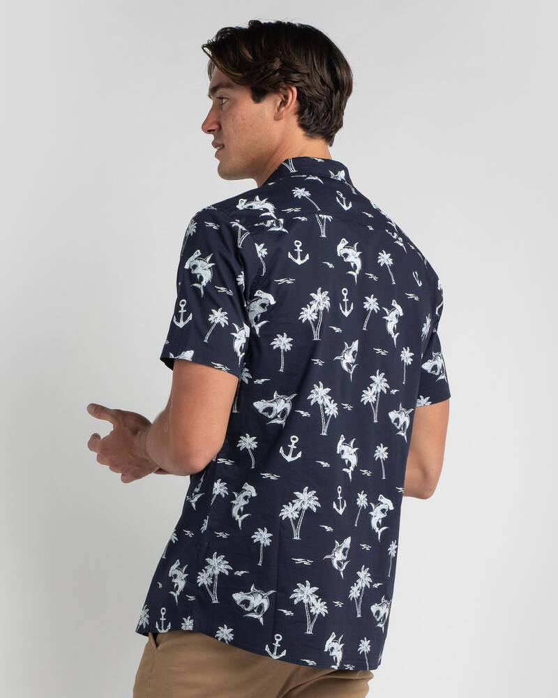 Salty Life Jaws Short Sleeve Shirt for Mens