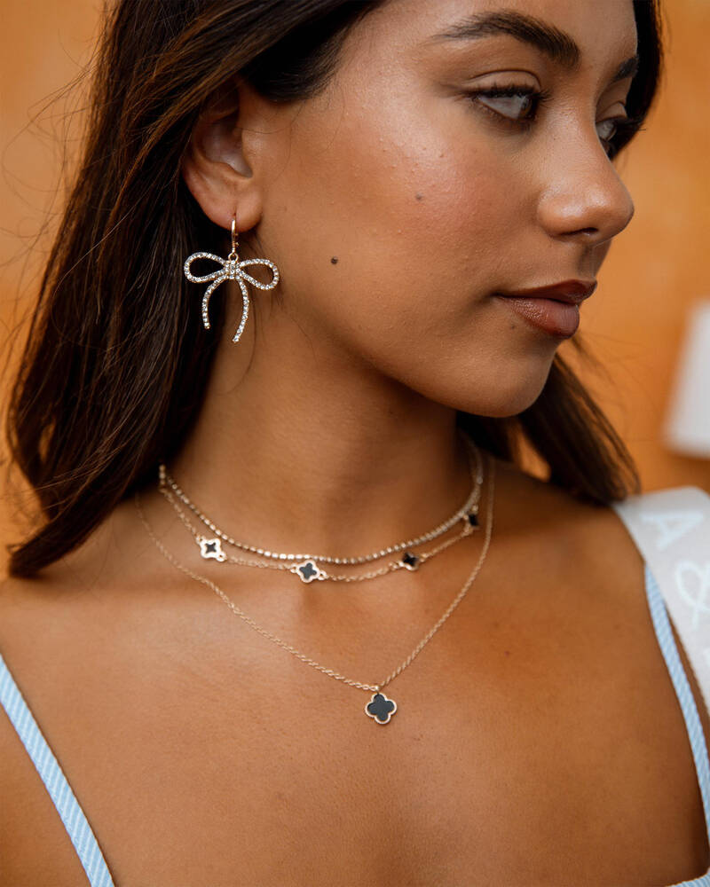 Karyn In LA Clover Necklace Pack for Womens