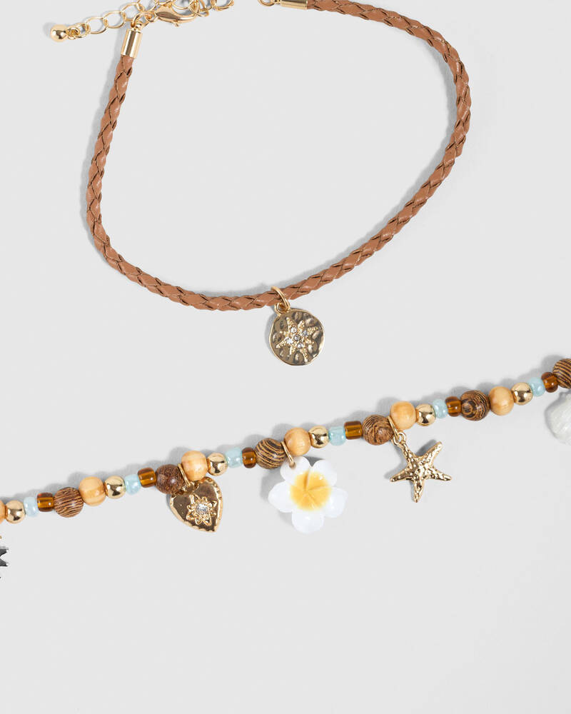 Karyn In LA Ezra Anklet Pack for Womens