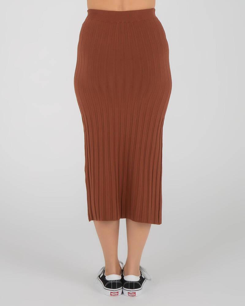 Ava And Ever Halsey Knit Midi Skirt for Womens