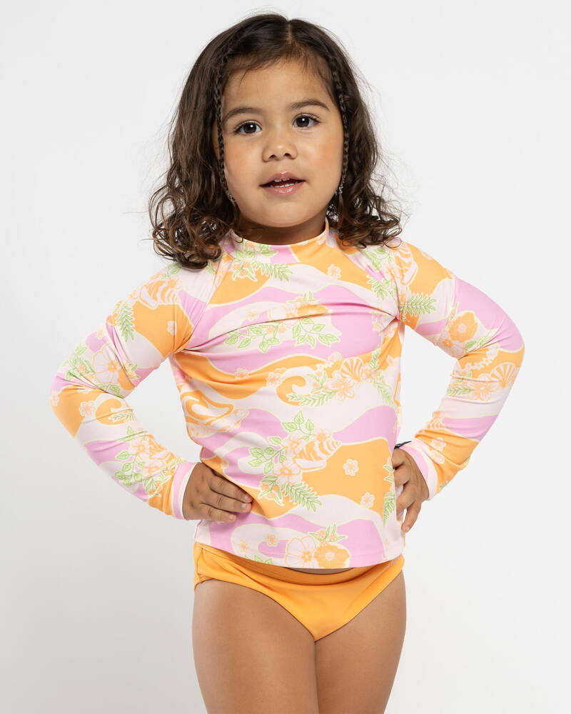 Rip Curl Toddlers' Sunkissed Dreams Long Sleeve Rash Vest for Womens