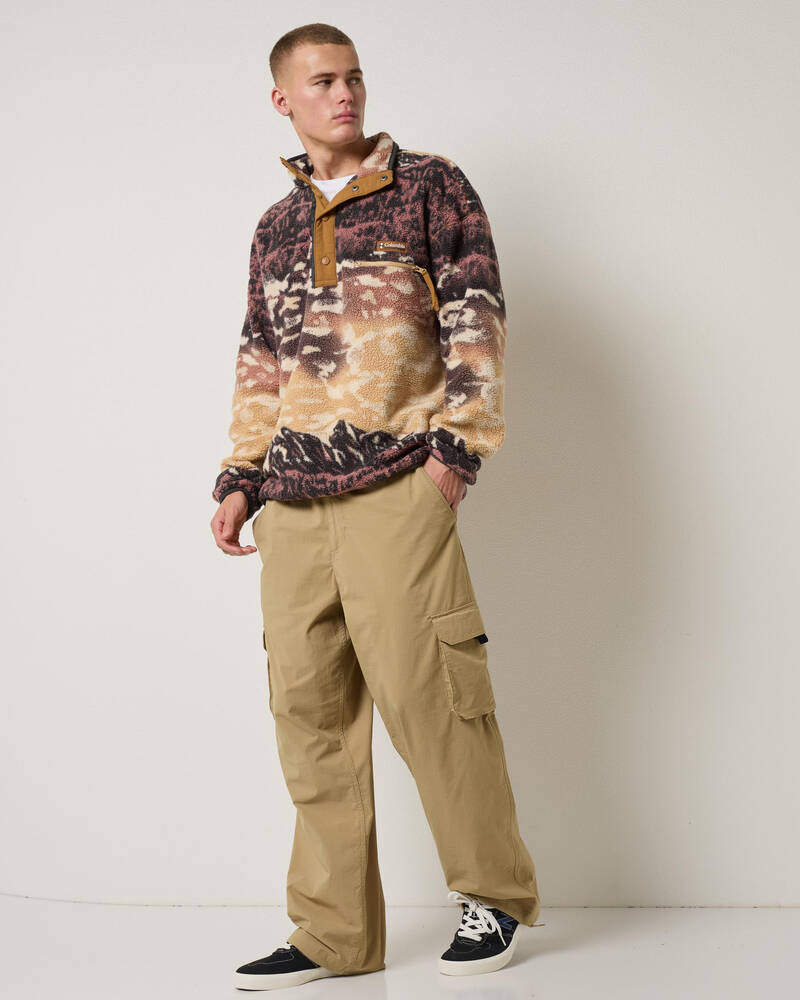 Columbia Helvetia II Printed Half Snap Fleece Sweatshirt for Mens