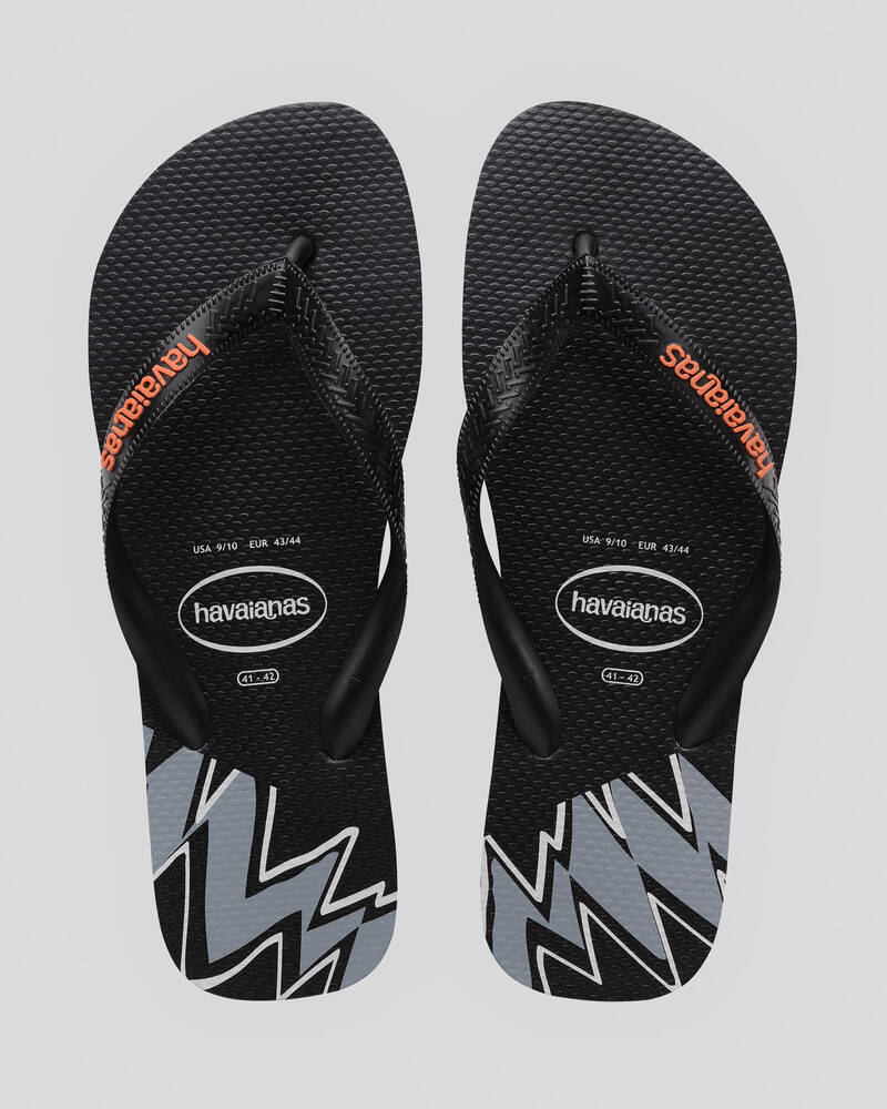 Havaianas Kids' Top Print Splice Thongs for Mens