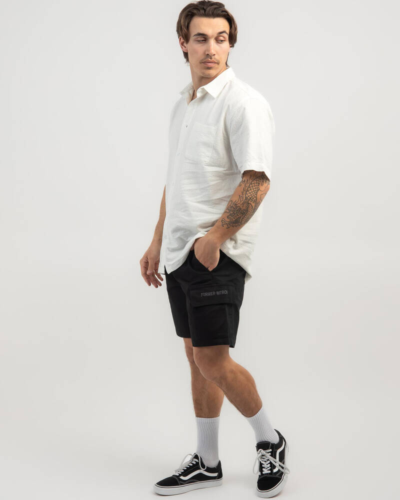 Former Cargo Prayer Elastic Shorts for Mens
