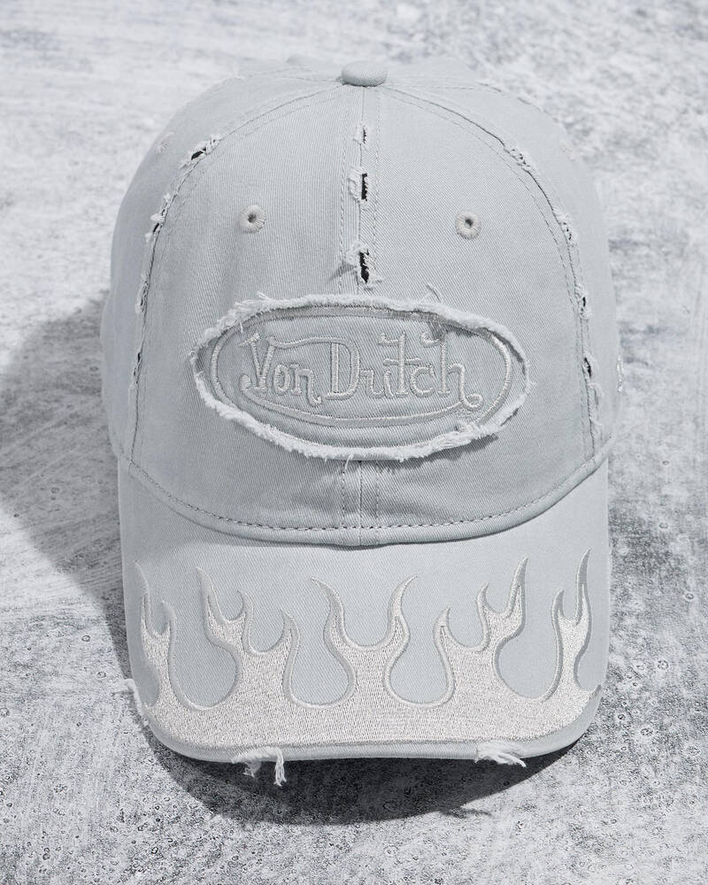 Von Dutch VD Flames Dad Cap for Mens