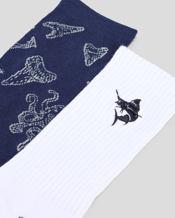 Salty Life Paradise Socks 2 Pack for Mens