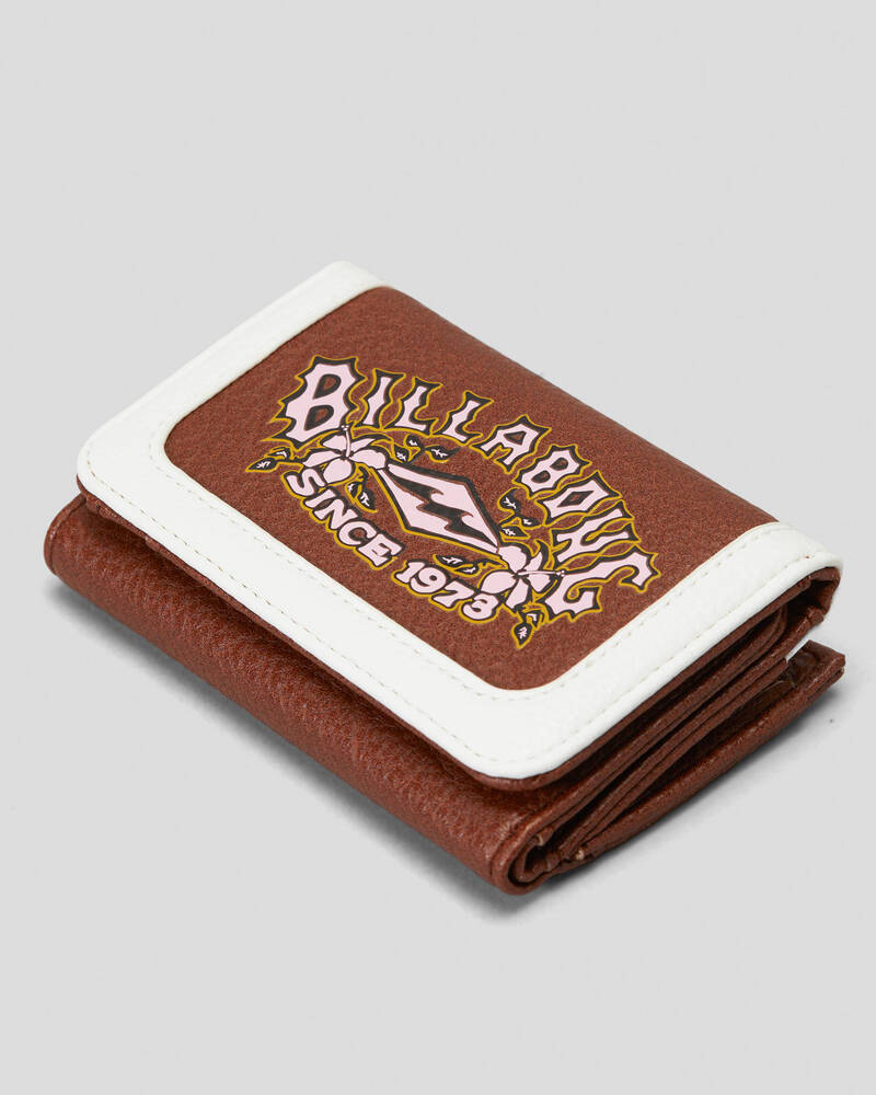 Billabong Throwback Trifold Wallet for Womens