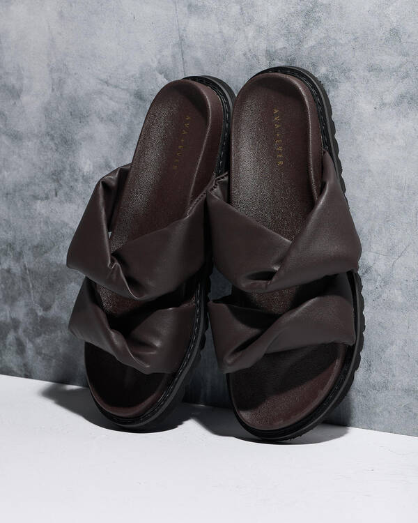 Ava And Ever Monaco Slide Sandals for Womens