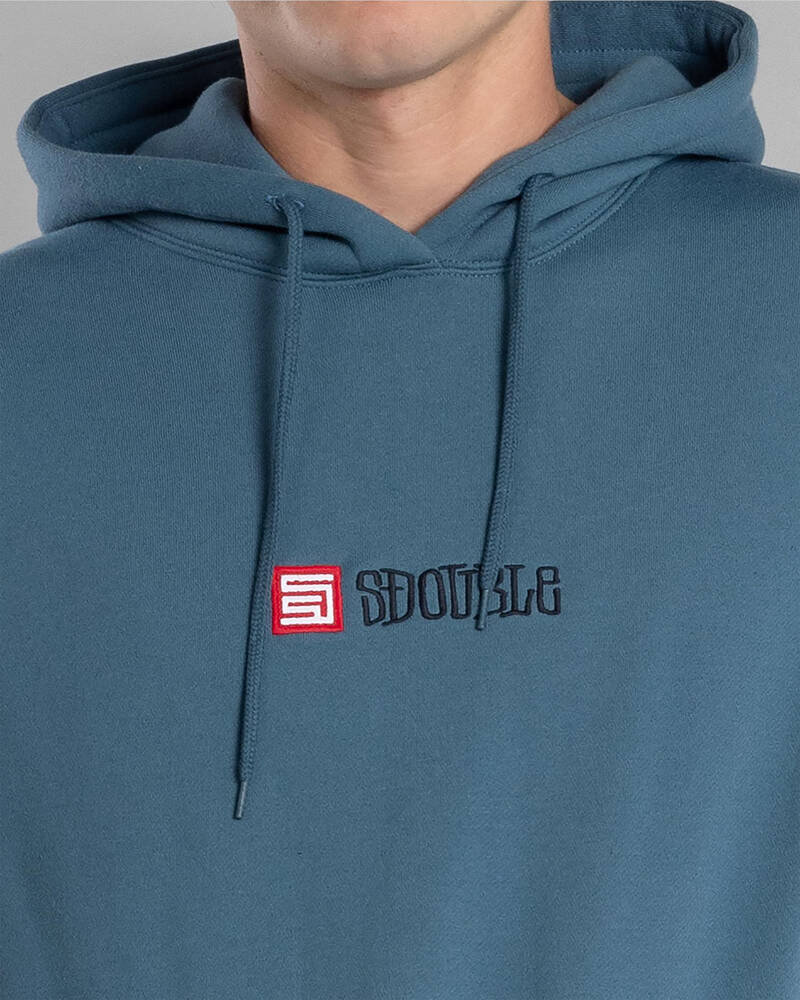 S-Double S-Cube Block Hoodie for Mens