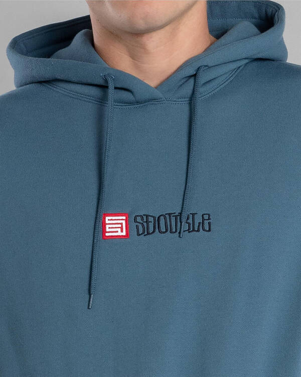 S-Double S-Cube Block Hoodie for Mens