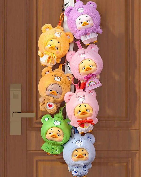 Upset Duck Care Bears x Upset Duck Neon Sweetheart Duck Blind Box for Unisex