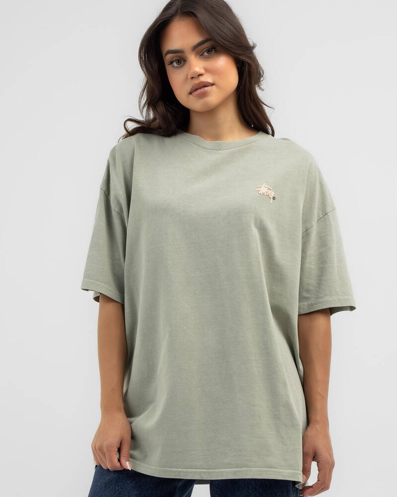 Stussy Graffiti LCB Relaxed T-Shirt for Womens