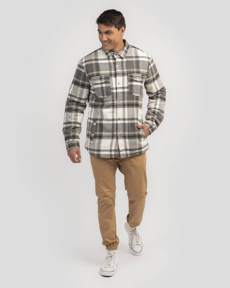 Skylark Segmented Long Sleeve Flannel Shirt for Mens