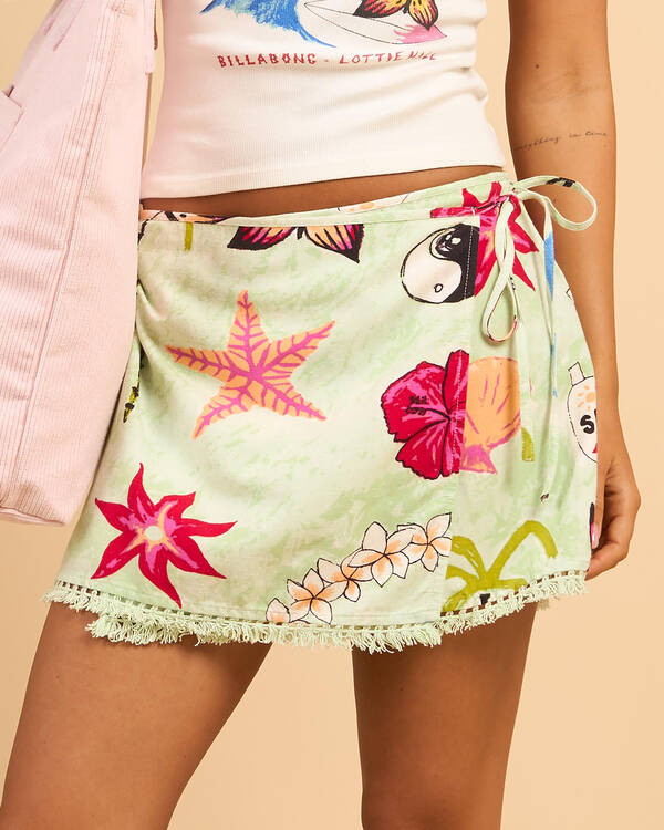 Lottie Hall Woven Mini Skirt