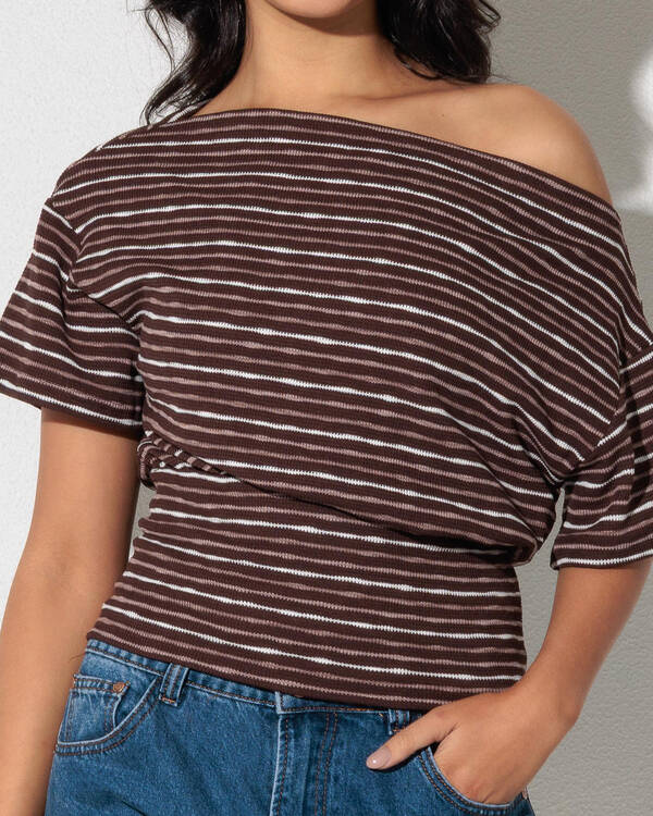 Mooloola Coogee Off Shoulder Top for Womens