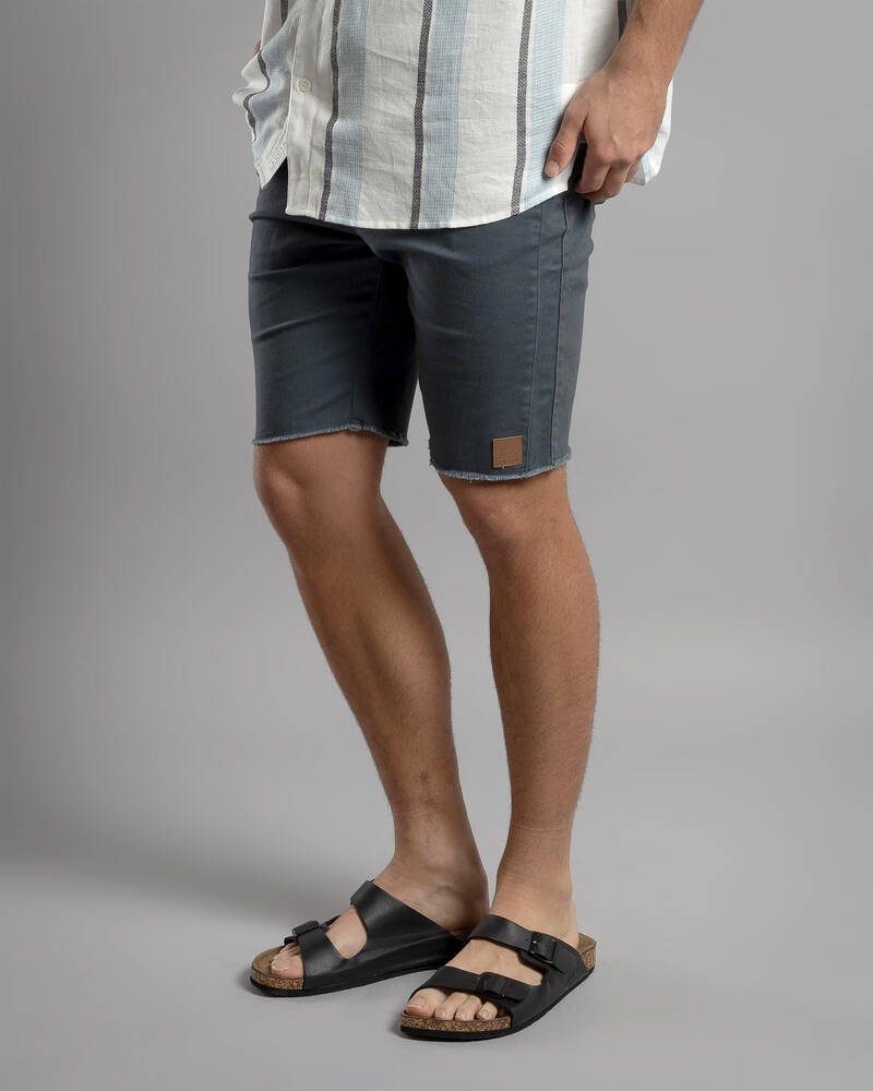 Lucid Fraction Elastic Waist Shorts for Mens