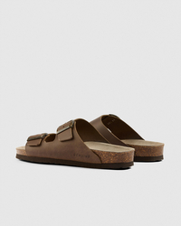 GENUINS Hawaii Oiled Leather Sandals for Mens image number null
