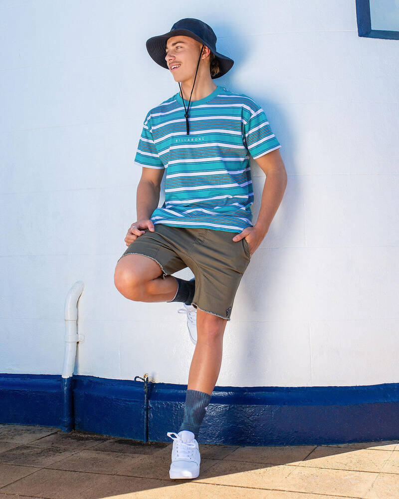 Billabong Mix Up Stripe T-Shirt for Mens