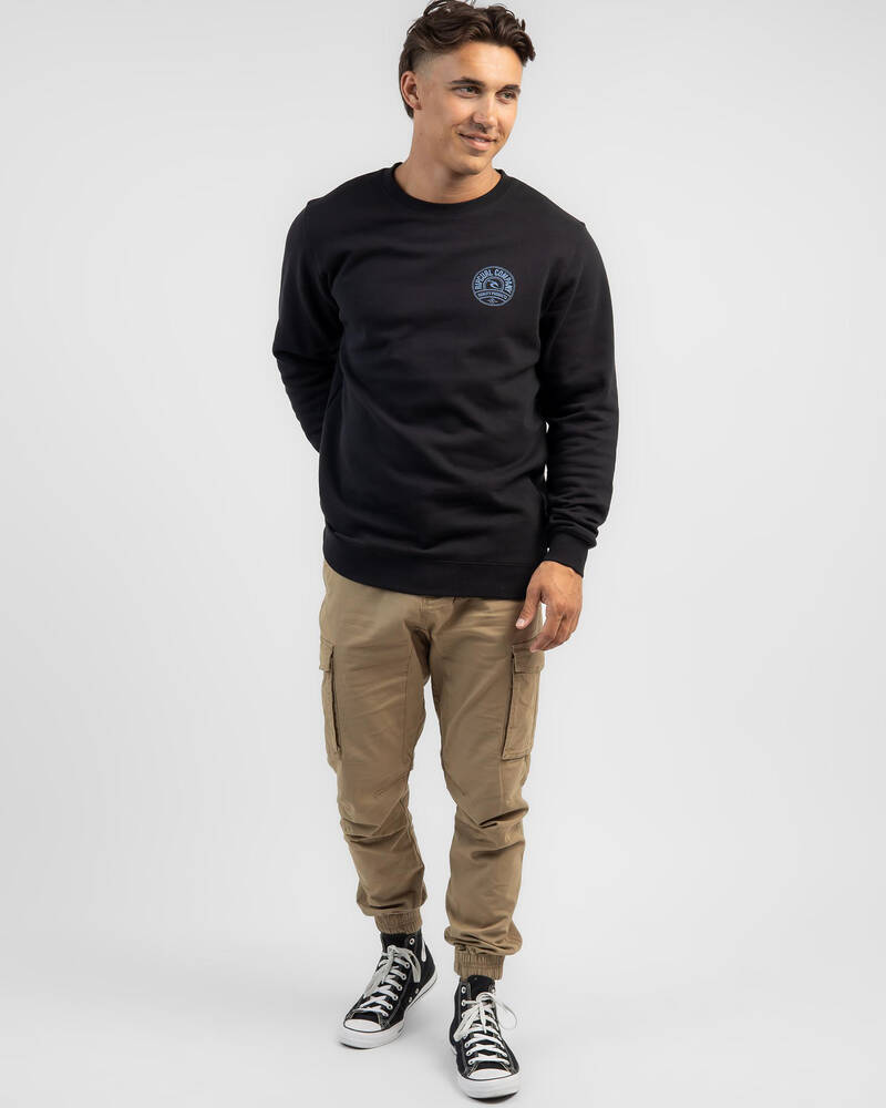 Rip Curl Stapler Crew Neck Sweatshirt for Mens