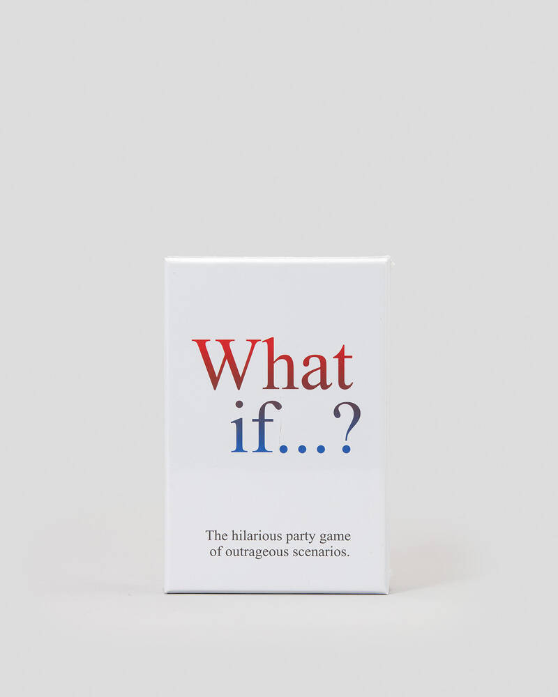 Get It Now What If? Party Game for Unisex