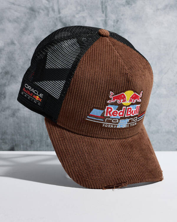 New Era Red Bull Racing Distressed Corduroy 940 Cap for Mens