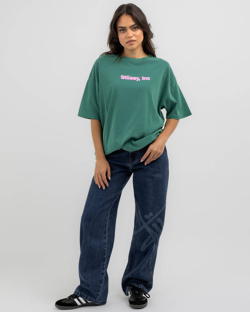 Stussy Wiki Relaxed T-Shirt for Womens